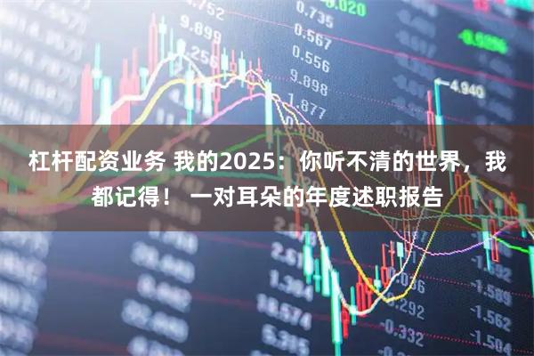 杠杆配资业务 我的2025：你听不清的世界，我都记得！ 一对耳朵的年度述职报告